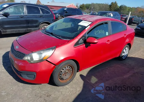 2012 Kia Rio Lx from USA, damaged, VIN KNADM4A32C6041931
